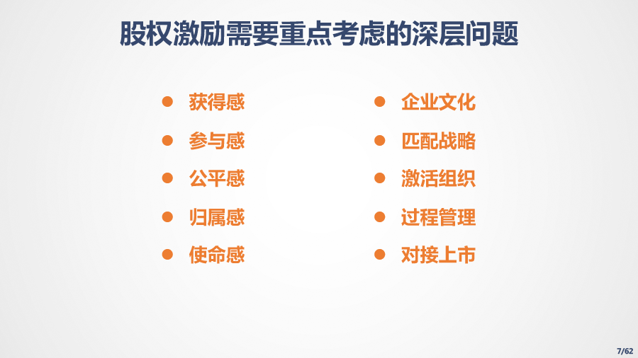 企业股权激励